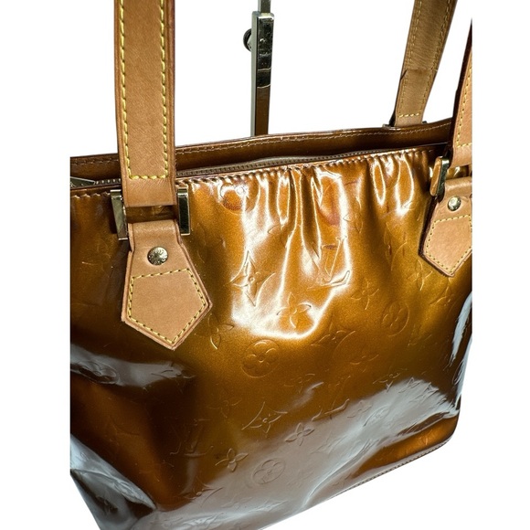 Louis Vuitton Houston Vernis Bronze Monogram Tote Bag - Picture 6 of 16
